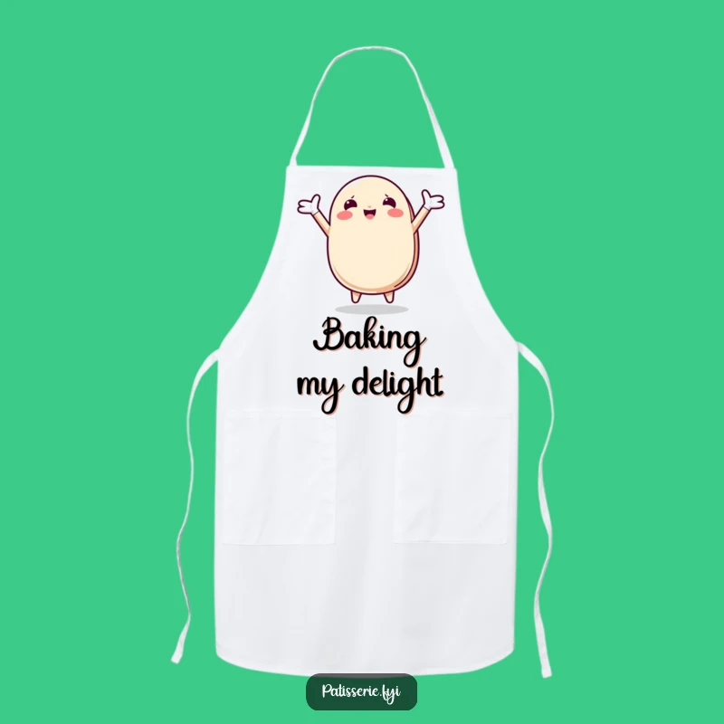 Funny Macaron Leap Apron: Cook with Joy! A Delightful Funny Gift for Bakers.