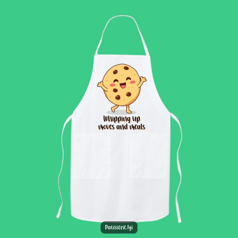 Funny Cookie Dance Apron - Kitchen Fun & Dessert Gift