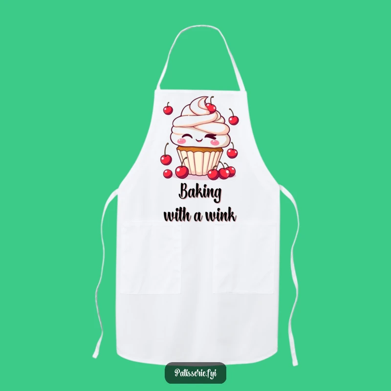 Funny Kawaii Cupcake Kitchen Apron: Bake with a Cheeky Juggler's Sweet Style Gift