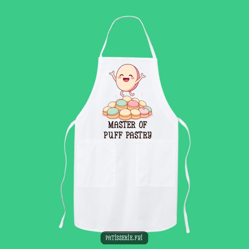 Funny Macaron Apron: Hilarious Kitchen Accessory for Dessert Bakers