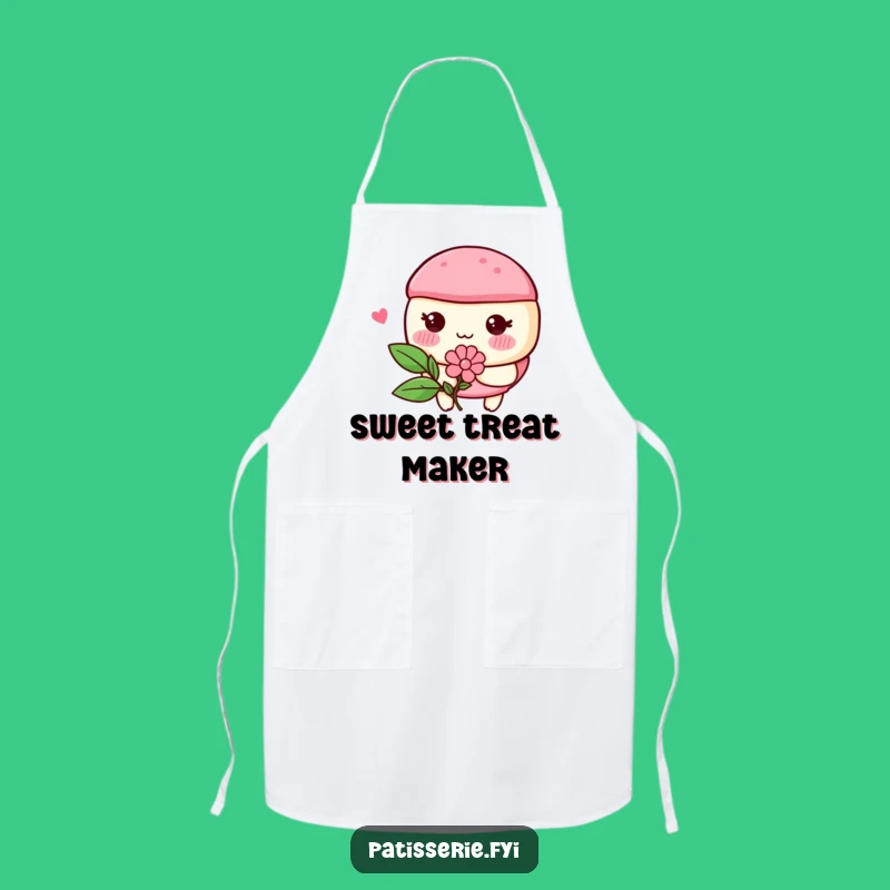 Add a playful and sweet touch to your kitchen adventures with this funny macaron apron.