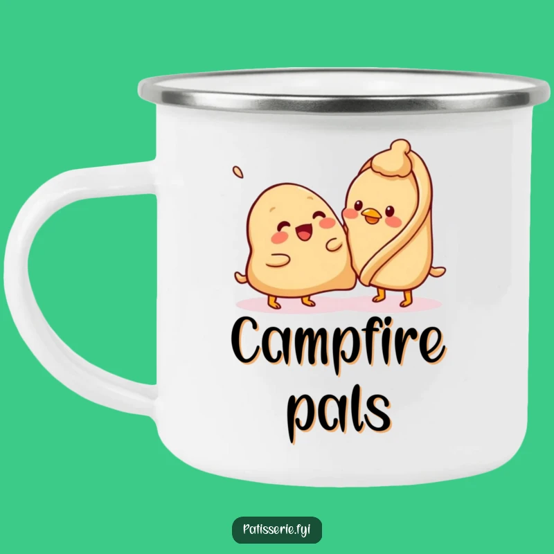 Funny Samosa Patting Camping Mug - Adorable Adventure Companion