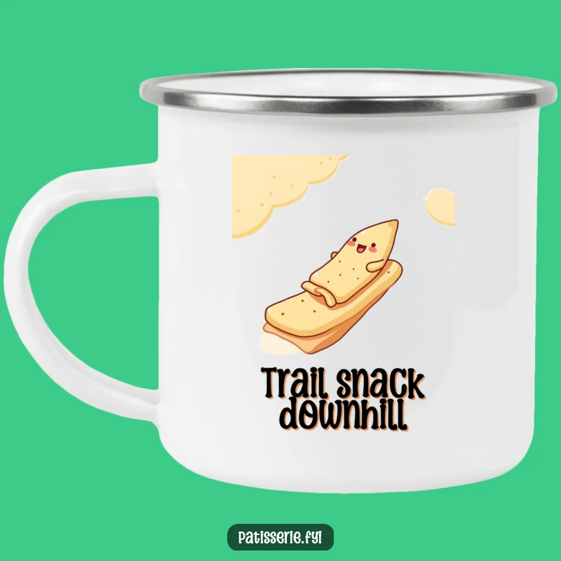 Funny Jolly Samosa Camping Mug: Outdoor Snack Adventures