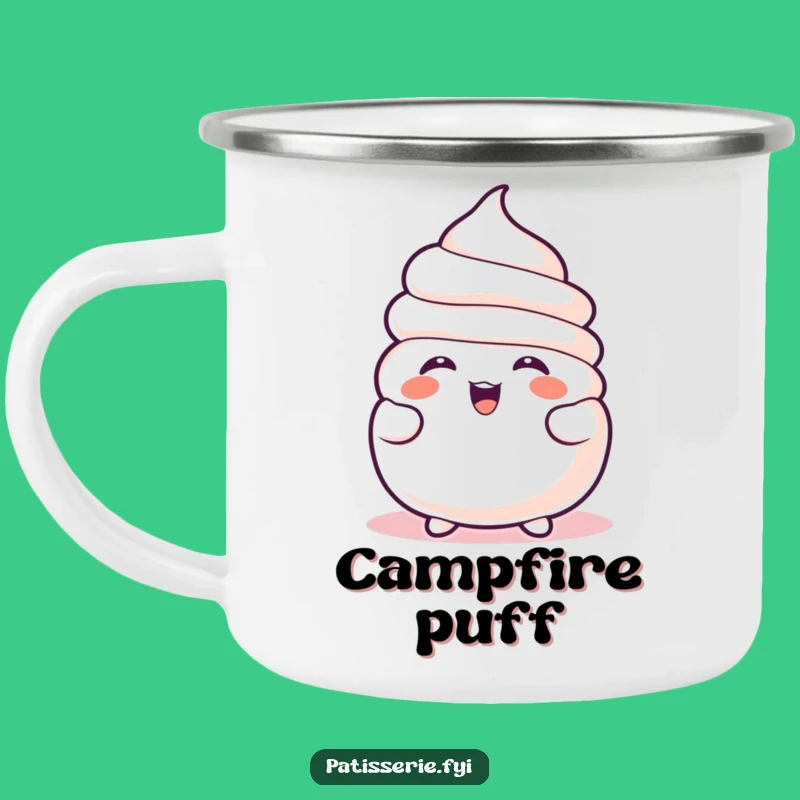 Funny Laughing Meringue Camping Mug - Outdoor Humor, Perfect Funny Gift for Campers!