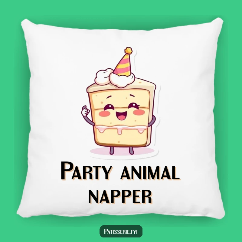 Rest your head on pure fun with this funny cake giggling pillow! It’s the perfect snuggle buddy for your couch or bed.