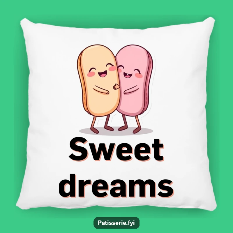 Funny Giggling Macaron Pillow, Hugging Sweet Treat Comfort Gift
