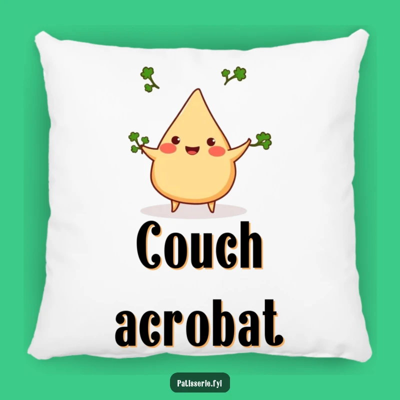 Funny Samosa Juggling Pillow - Cozy & Cheerful Snack Comfort