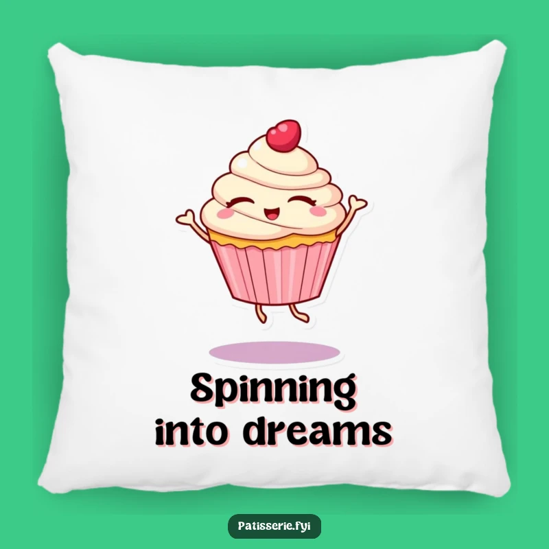 Funny Cupcake Dance Pillow: Cozy Joyful Character for a Comfy Gift