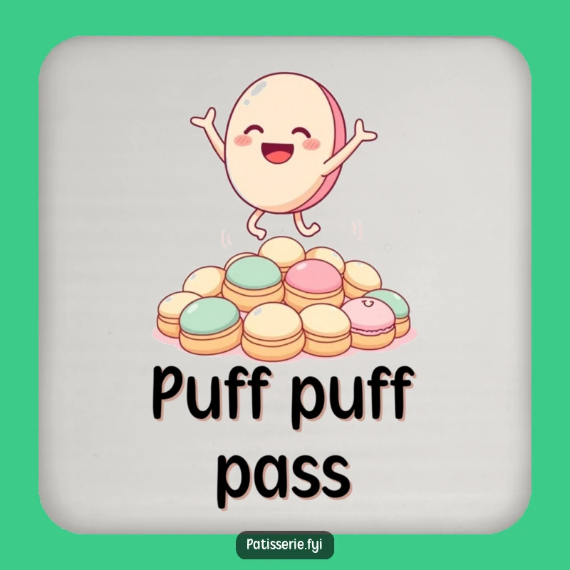 Funny Macaron Coaster: Hilarious Dessert Protection for Your Table