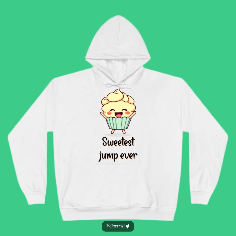 Cozy Funny Cupcake Joy Hoodie: Sweet Comfort for Happy Days