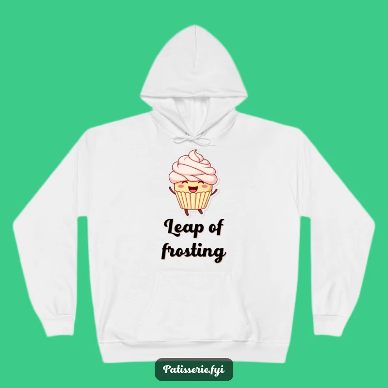 Funny Cupcake Hoodie - Cozy Up with Sweet, Joyful Vibes