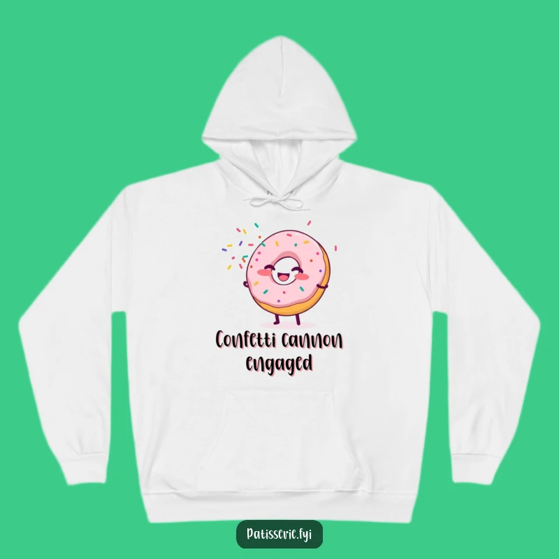 Funny Donut Sprinkle Hoodie: Cozy Up with a Giggling Party Pal Gift