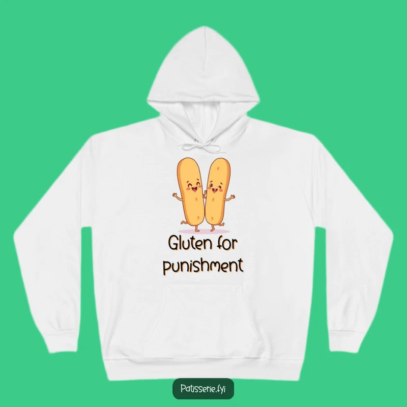 Funny Baguette Hoodie - Cozy Foodie Wear, Your New Favorite Funny Gift