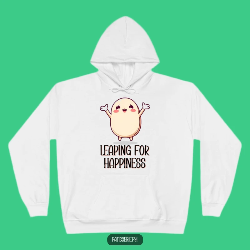 Funny Macaron Leap Hoodie: Cozy Up in Joy! An Awesome Funny Gift for Sweet Souls.