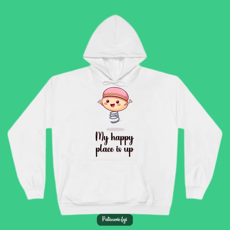 Funny Macaron Spring Hoodie - Cozy & Cheerful Treat Wear Gift