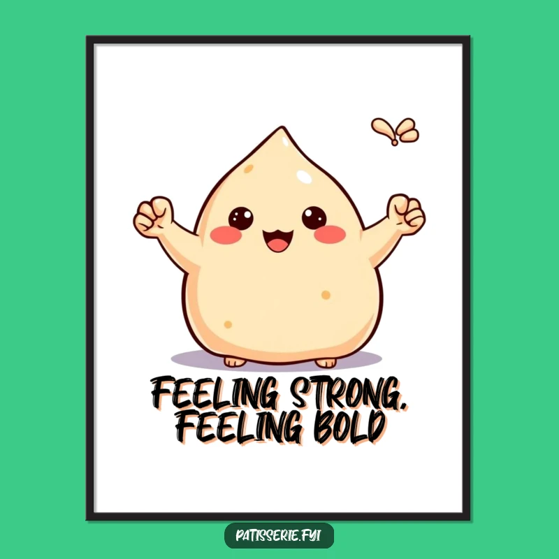 Free Printable Wall Art: Samosa Pumping Fists Funny Downloadable Art Decor