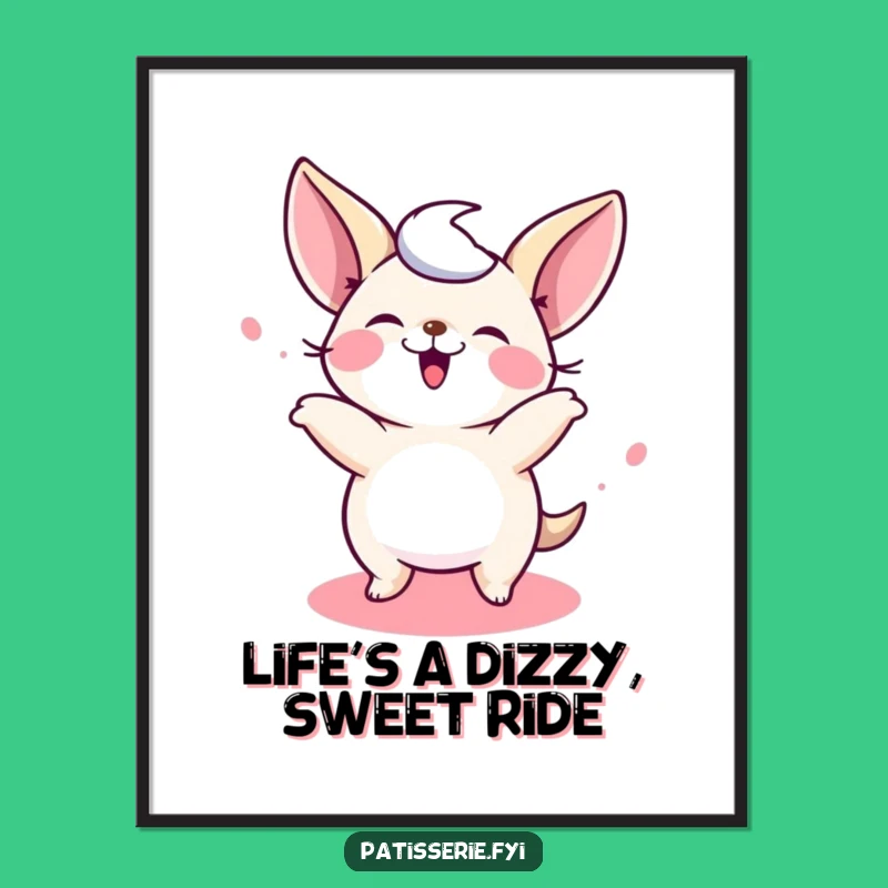 Giggling Petit Four Free Printable Wall Art, Fun Downloadable Decor for Sweet Spaces