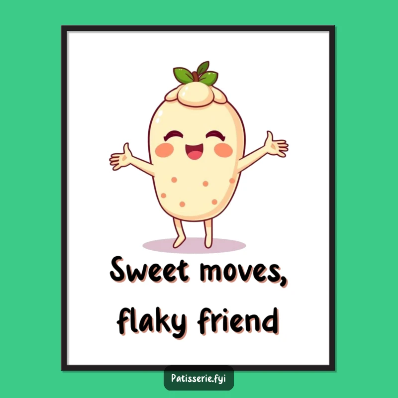 Free Printable Wall Art: Tart's Silly Dance, Whimsical Downloadable Decor Gift