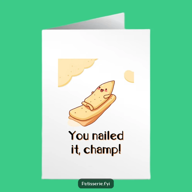 Free Printable Congrats Card: Samosa Success - Humorous DIY Foodie Downloadable!