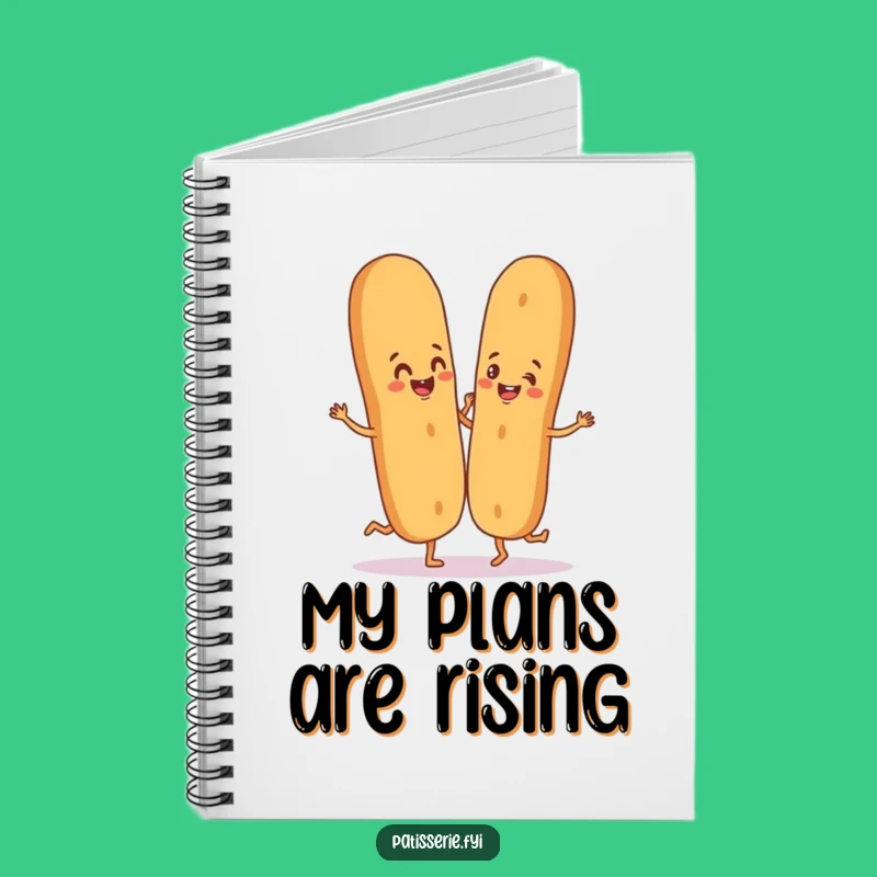 Funny Baguette Notebook - Silly Dance Ideas, Ideal Funny Gift