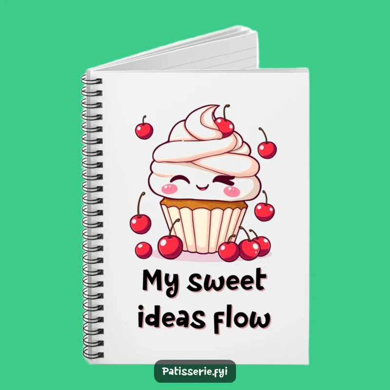 Funny Kawaii Cupcake Journal: Jot Down Ideas with a Cheeky Juggler's Sweet Thoughts Gift