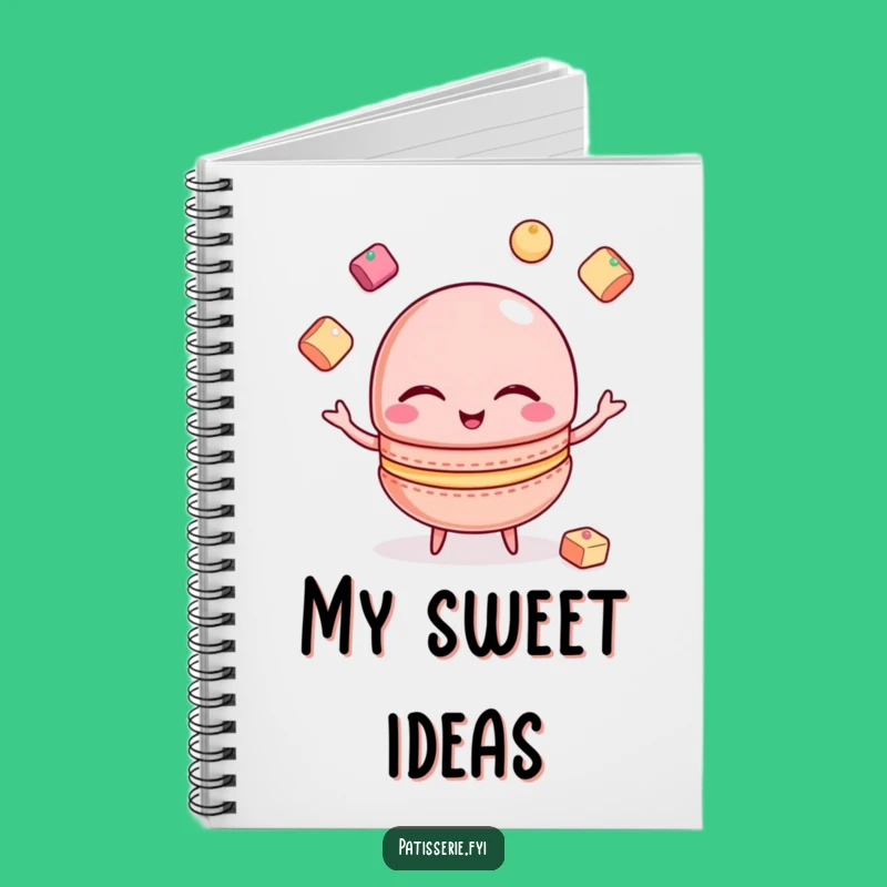 Funny Macaron Notebook: Jot Down Ideas, Stylish Funny Gift