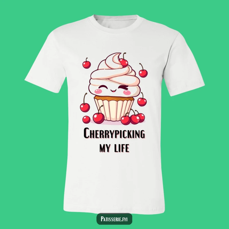 Funny Kawaii Cupcake T-Shirt: Cheeky Juggler Tee, Adorable Dessert Lover Gift