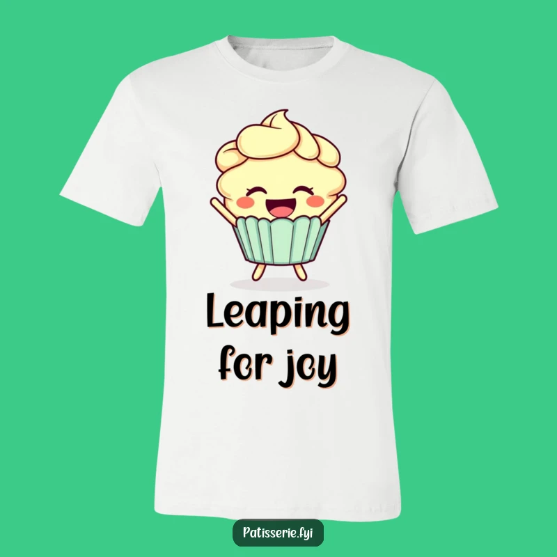 Funny Cupcake Joy T-Shirt: Wear Your Sweetest Smile