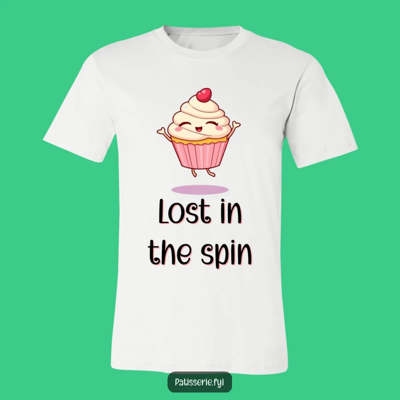 Funny Cupcake Dance T-Shirt: Joyful Character, Perfect Hilarious Gift Tee
