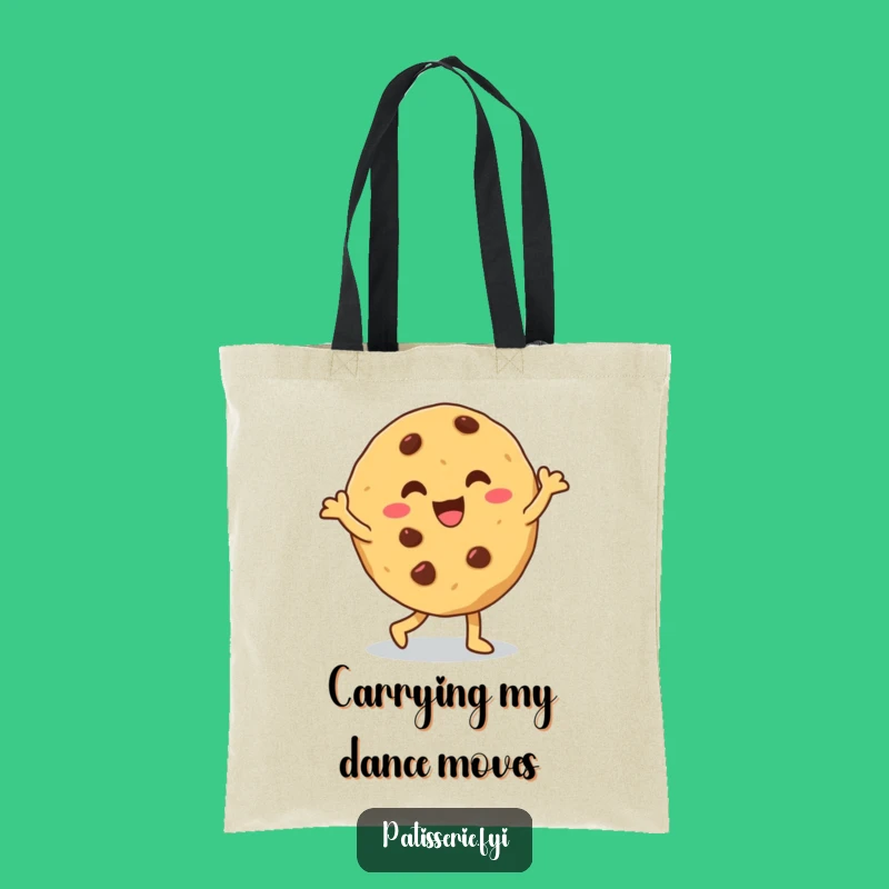 Funny Cookie Dance Tote Bag - Whimsical & Practical Gift