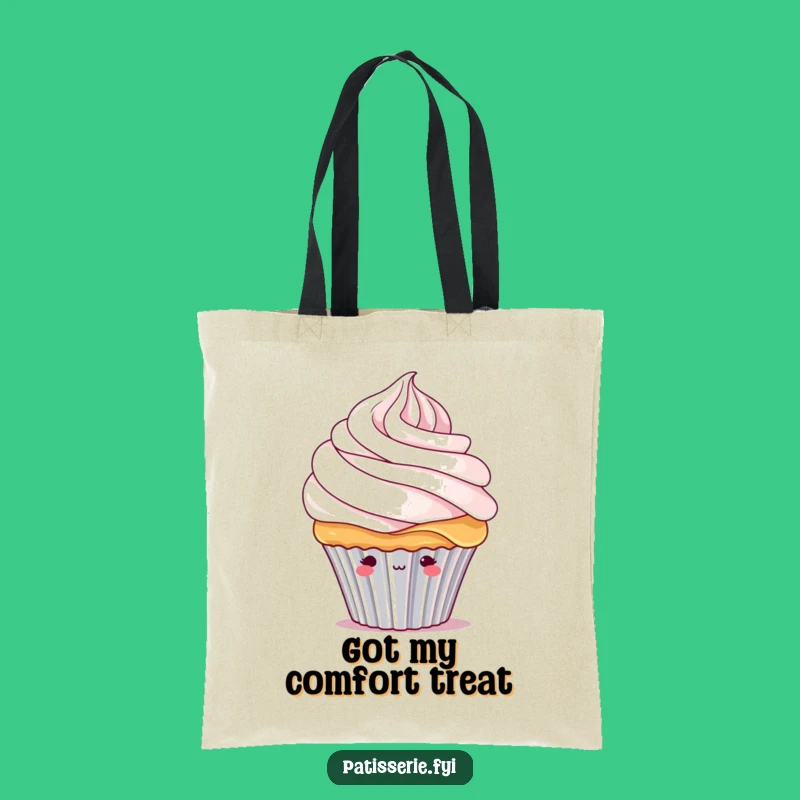 Funny Shy Cupcake Tote Bag: Chic and Hilarious Accessory for Sweet Souls